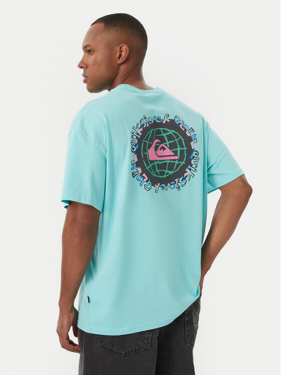 Quiksilver Quiksilver Camiseta Global Heat EQYZT08021 Turquesa Regular Fit