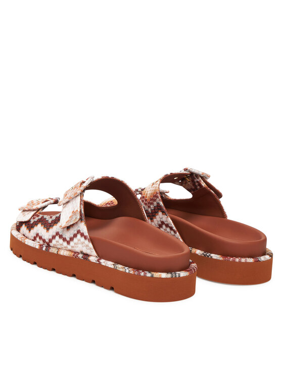 M Missoni Шльопанці M Missoni Clea MWF111_064 Коричневий