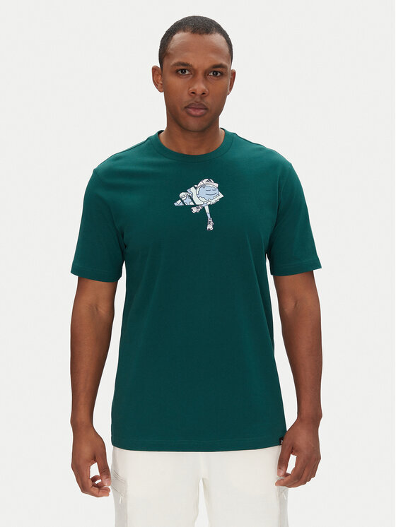adidas adidas Футболка Earth Day Graphic JI6753 Зелений Regular Fit
