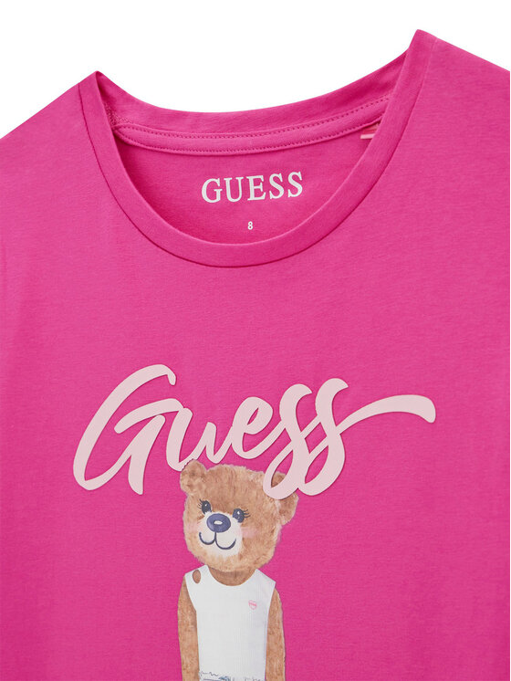 Guess Guess Футболка J6GI04 K6YW4 Рожевий Regular Fit