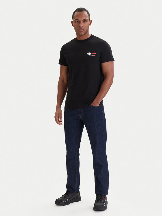 Tommy Jeans Tommy Jeans Camiseta DM0DM22538 Negro Slim Fit