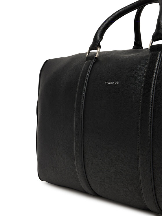 Calvin Klein Чанта за уикенд Calvin Klein Raised Duffle LV04D3158G Черен