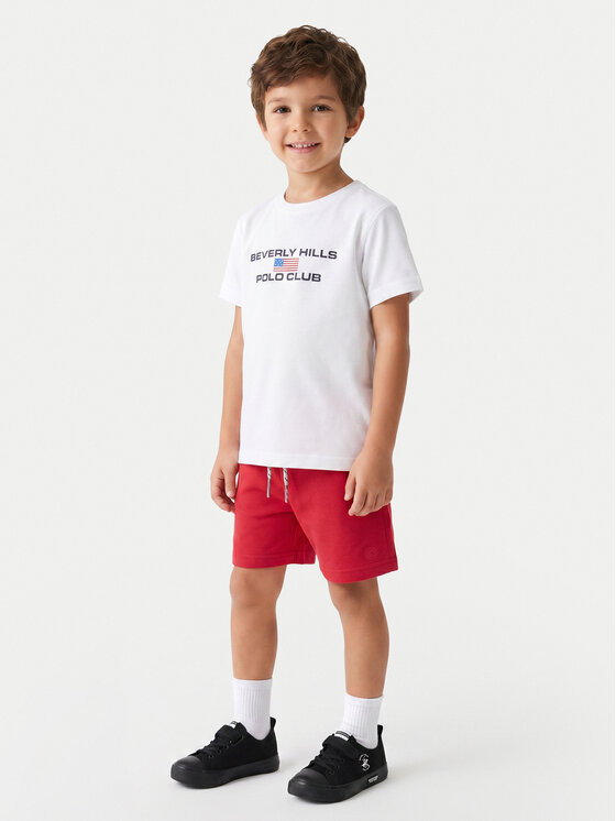 Beverly Hills Polo Club Beverly Hills Polo Club Футболка P-SS26B-TS0132 Білий Regular Fit