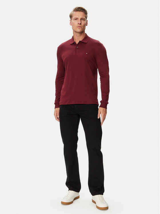 Tommy Hilfiger Tommy Hilfiger Polo MW0MW37317 Guinda/burdeos Regular Fit