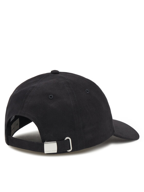 Calvin Klein Czapka z daszkiem Calvin Klein Large Monologo LV04D5039G Czarny