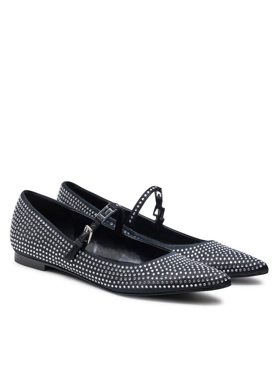 Guess Балетки Guess Dannely FLFDNN SAT08 Чорний