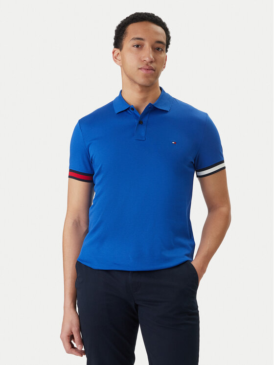 Tommy Hilfiger Tommy Hilfiger Polo MW0MW42743 Azul Slim Fit