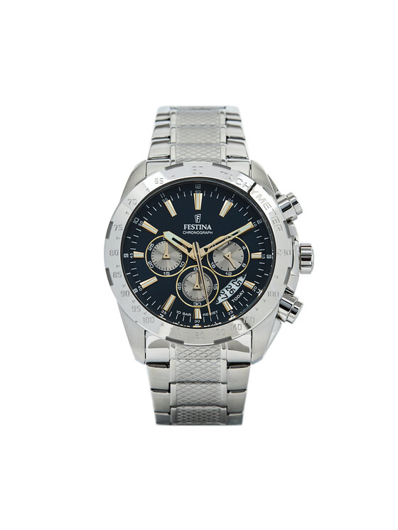 Festina Часовник Festina Timeless Chronograph 20668/5 Сребрист