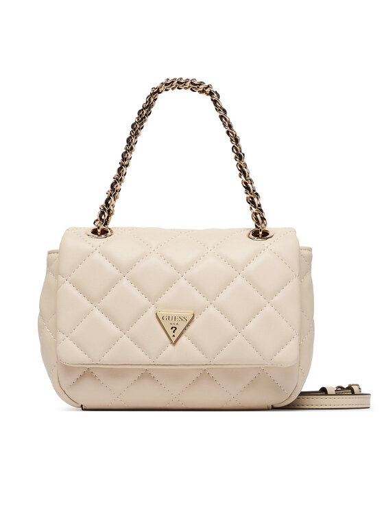Guess Geantă Guess Juliet Mini HWQG24 56740 Crem