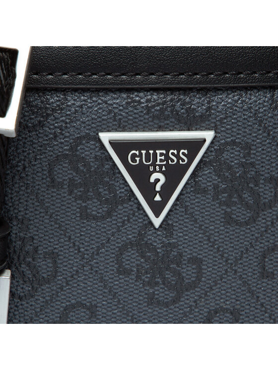 Guess Плоска сумка Guess Vezzola Smart Crossbody Flat HMEVZL P2223 Чорний