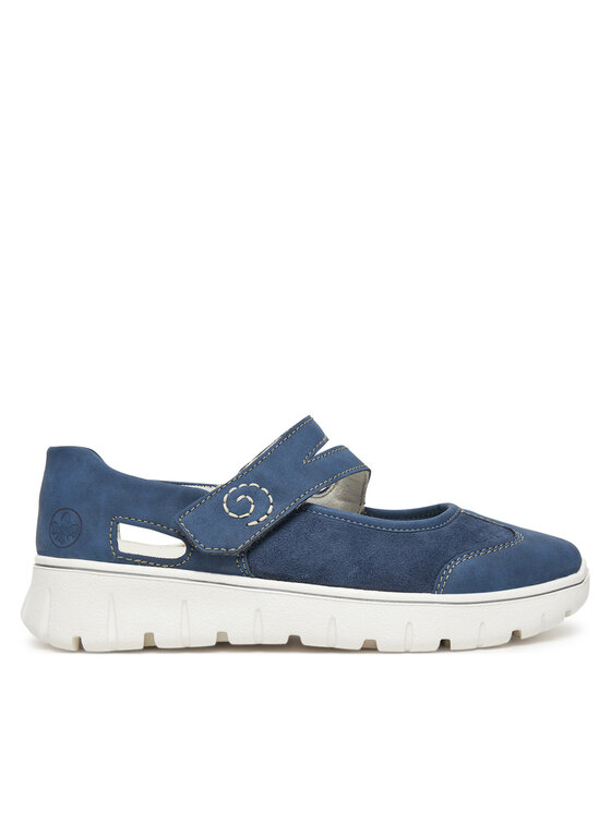 Rieker Poltopánky Rieker N1350-14 Tmavomodrá