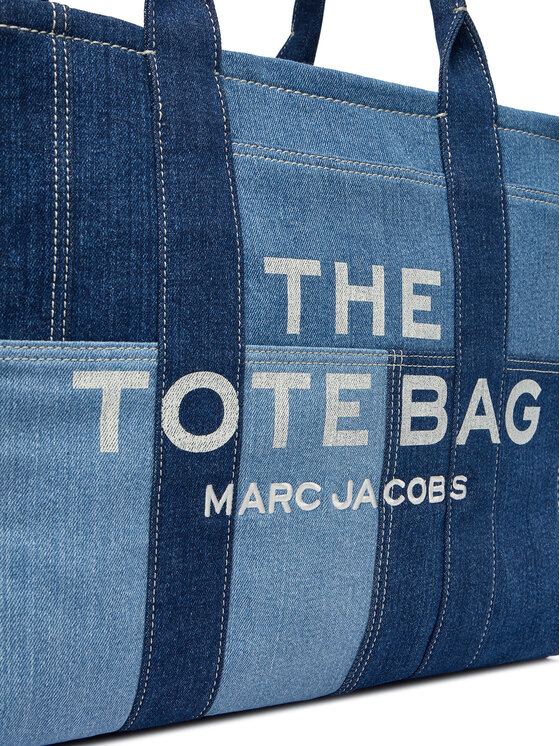 Marc Jacobs Kabelka Marc Jacobs The Denim Large Tote Bag H018M06FA21 Modrá