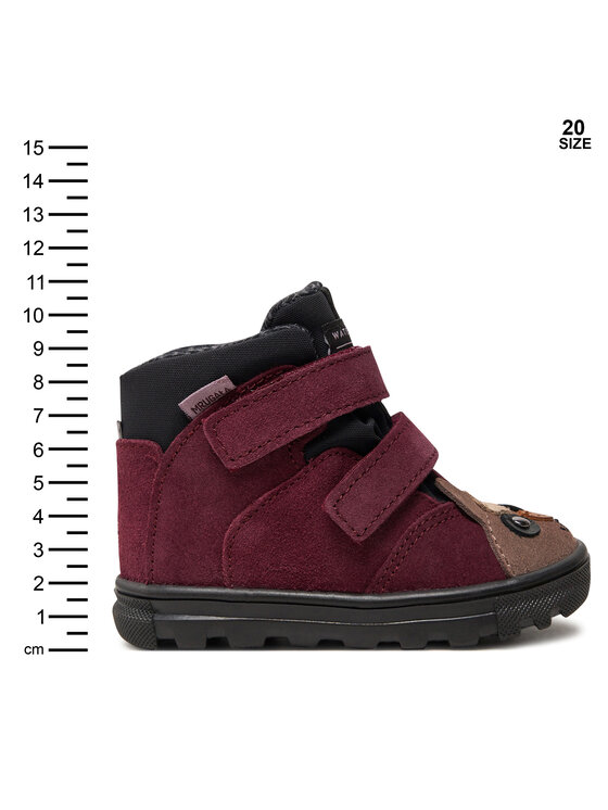 Mrugała Šnurovacia obuv Mrugała Andy 6180/4-55 Bordová