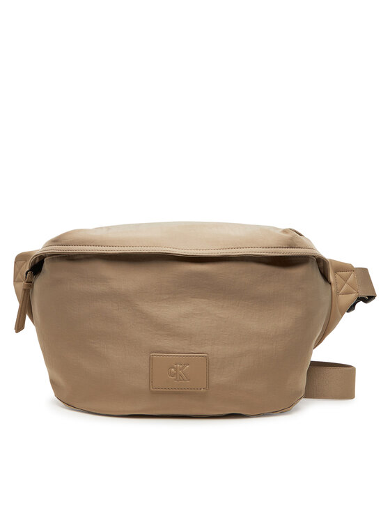 Calvin Klein Jeans Torbica za okrog pasu﻿ Calvin Klein Jeans Metro Oversized Waistbag Ny LV04G3088G Bež