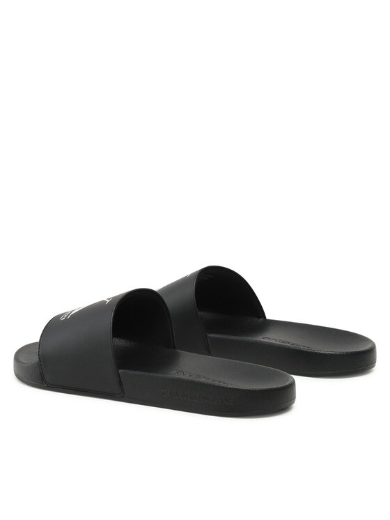 Calvin Klein Jeans Nazouváky Calvin Klein Jeans Slide Oversized Brand YM0YM00662 Černá