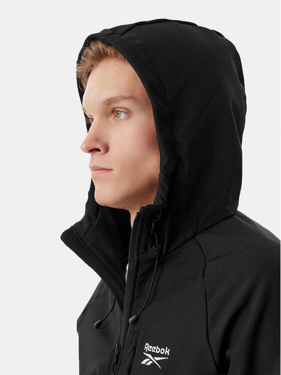 Reebok Reebok Demisezoninė striukė RCC00095 Juoda Regular Fit