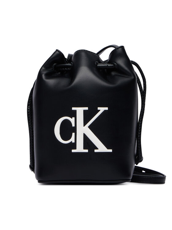 Calvin Klein Soma Calvin Klein Bold Ck Mini Bucket Crossbody LV04F3870G Melns