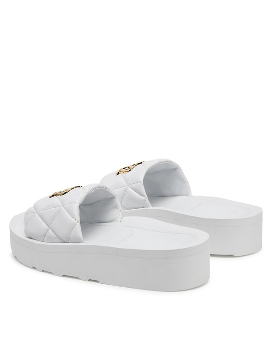 LOVE MOSCHINO Klapki LOVE MOSCHINO JA28014I1MIE0100 Biały