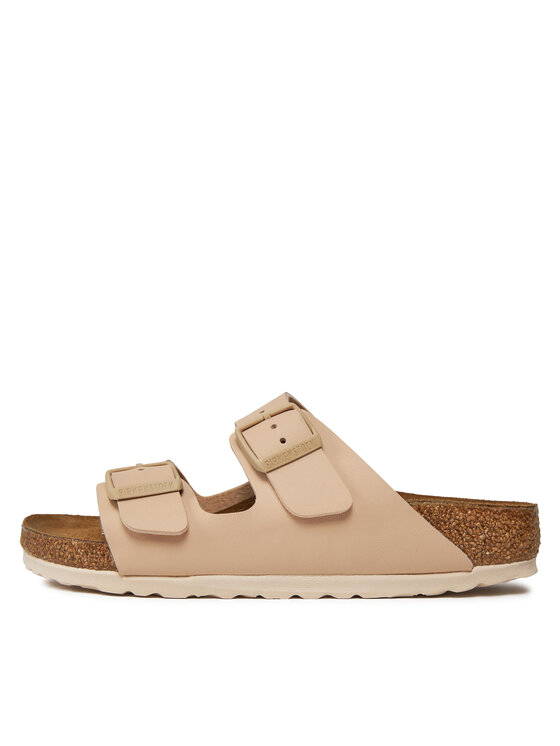 Birkenstock Шльопанці Birkenstock Arizona Birko-Flor 1027723 Бежевий