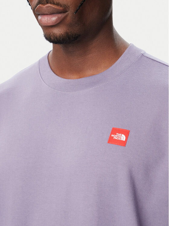 The North Face The North Face Camiseta Red Box NF0A8EG5NNK1 Morado claro Relaxed Fit