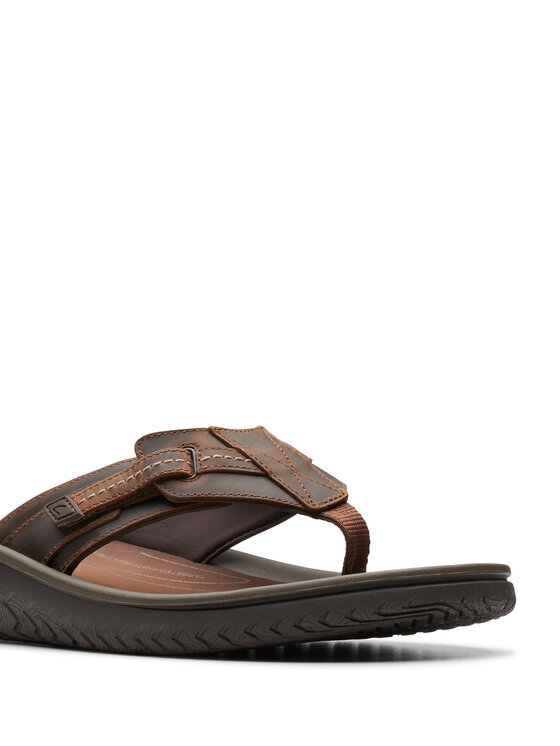 Clarks В'єтнамки Clarks Wesley Sun 26176987 Коричневий