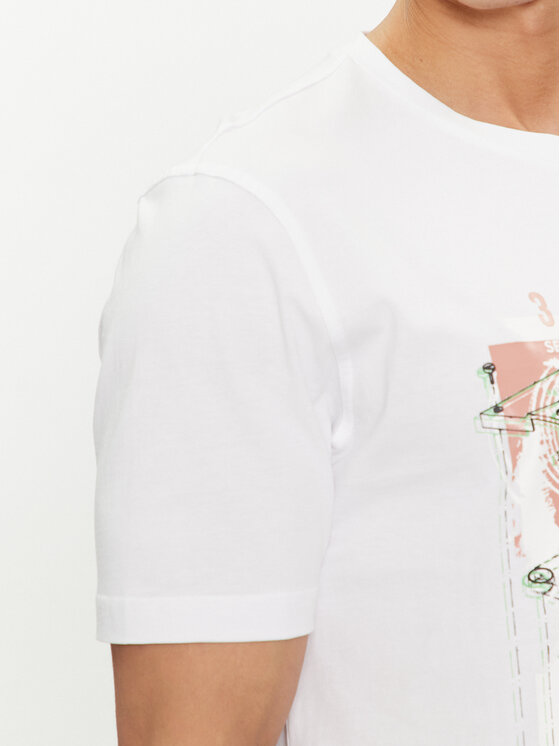 BOSS Boss T-shirt Te_Cassatte 50516003 Bianco Regular Fit