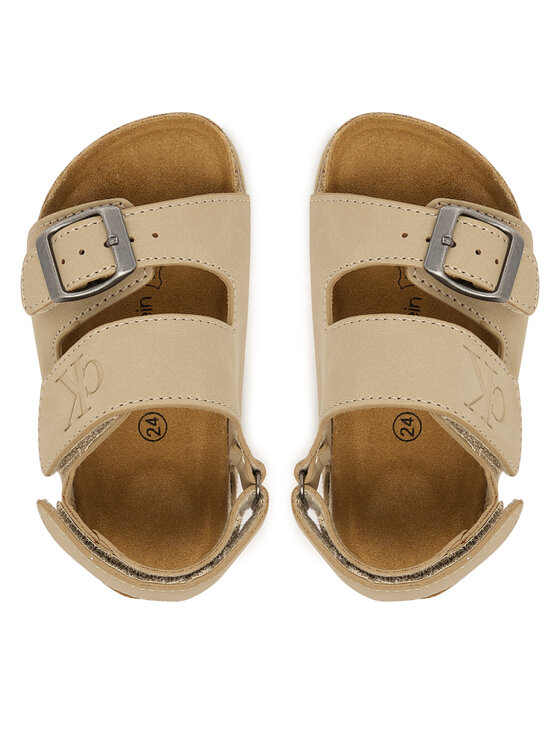 Calvin Klein Sandale Calvin Klein Velcro V3X2-83328-0315 M Bež
