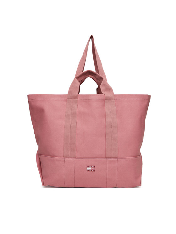 Tommy Jeans Torebka Tommy Jeans Tjw Tote Edition Canvas AW0AW17542 Różowy
