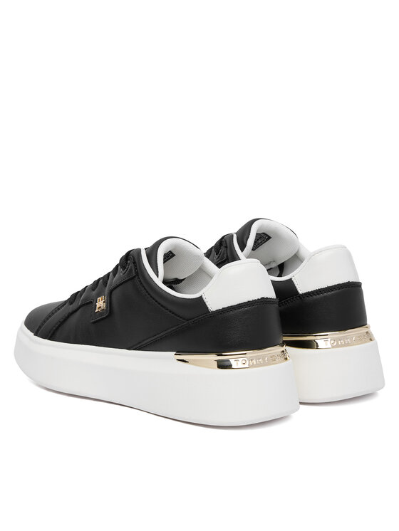 Tommy Hilfiger Sneakersy Tommy Hilfiger Th Chic Platform FW0FW09396 Čierna