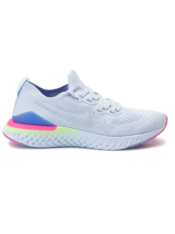 Nike Buty do biegania Nike Epic React Flyknit 2 BQ8927 453 Niebieski