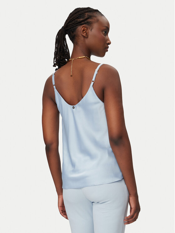 Rinascimento Rinascimento Top CFC0127685003 Celeste Regular Fit
