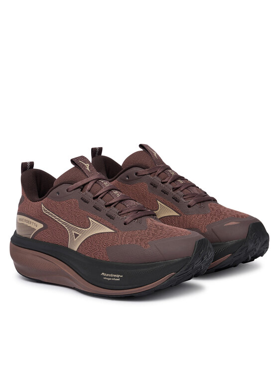 Mizuno Buty do biegania Mizuno Wave Rider Tt 4 J1GW2632 Bordowy