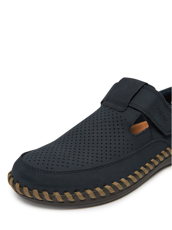 Rieker Pantofi Rieker B2453-14 Bleumarin