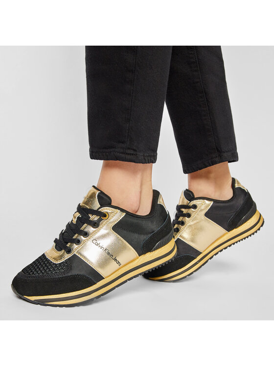 Calvin Klein Jeans Sneakers Calvin Klein Jeans Tanya R0651 Black/Gold
