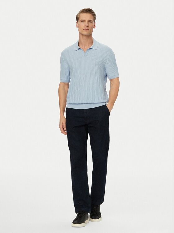 BOSS BOSS Polo H-Natalo 50561613 Azul Regular Fit