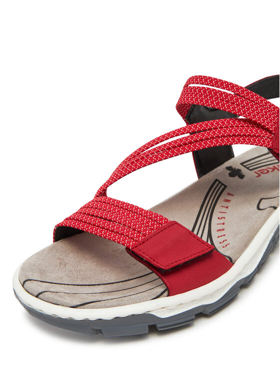 Rieker Sandali Rieker 68871-33 Rosso