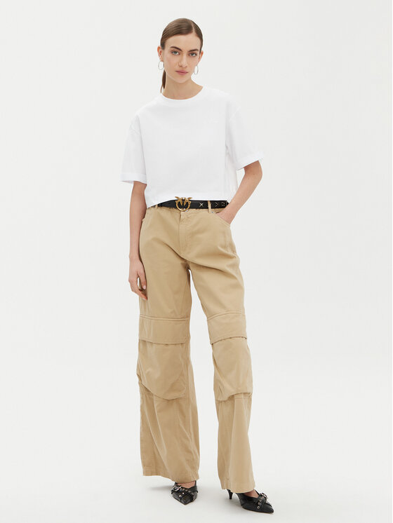 PINKO PINKO Camiseta 104882 A2HN Blanco Regular Fit