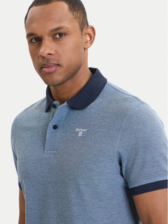 Barbour Barbour Поло Essential MML0628NY91 Голубий Regular Fit