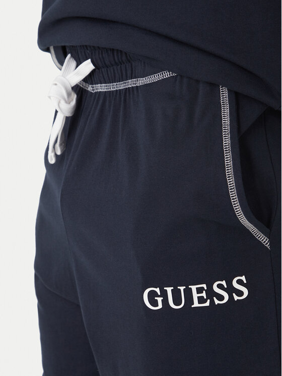Guess Guess Pijama U6GX03 KCAM1 Azul marino Regular Fit