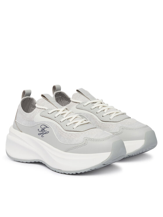 Tommy Hilfiger Αθλητικά Tommy Hilfiger TH Wave Runner FW0FW09484 Γκρι