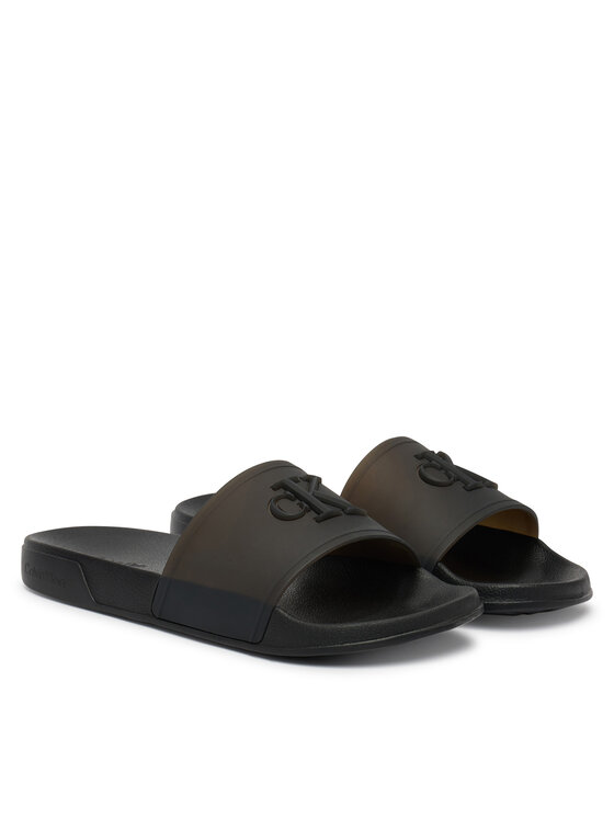 Calvin Klein Šľapky Calvin Klein Ess Slide Tpu HW0HW02959 Čierna