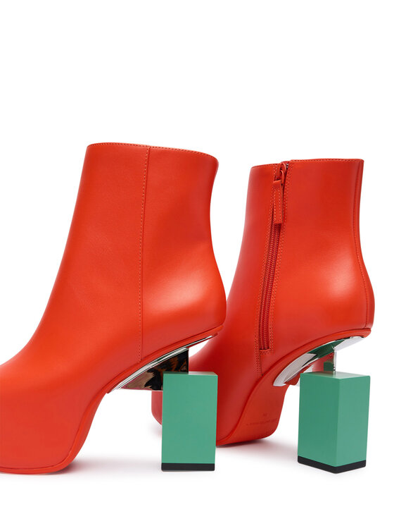 United Nude Ботильйони United Nude Cubist Bootie 1094383616 Оранжевий