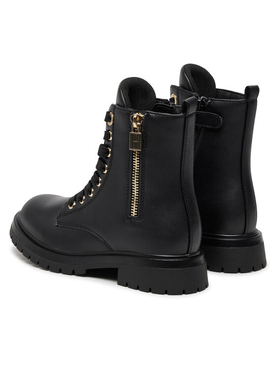 Tommy Hilfiger Bakancs Tommy Hilfiger Lace-Up Bootie T3A5-33567-1351 M Fekete