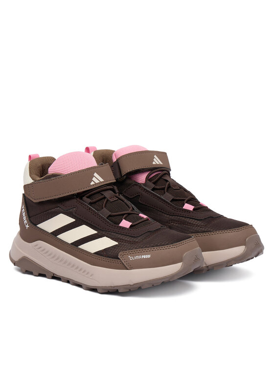 adidas Παπούτσια πεζοπορίας adidas Terrex Anylander Mid Climaproof Children Hiking Shoes KJ2670 Καφέ