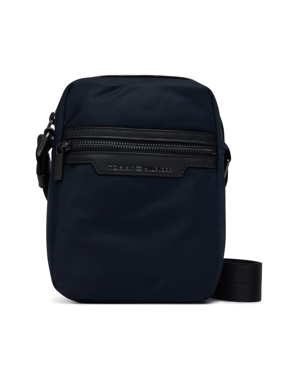 Tommy Hilfiger Brašna Tommy Hilfiger Th Nylon Mini Reporter AM0AM14688 Tmavomodrá