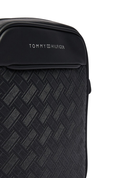 Tommy Hilfiger Válltáska Tommy Hilfiger Th Modern Monogram Mini Reporter AM0AM14844 Fekete