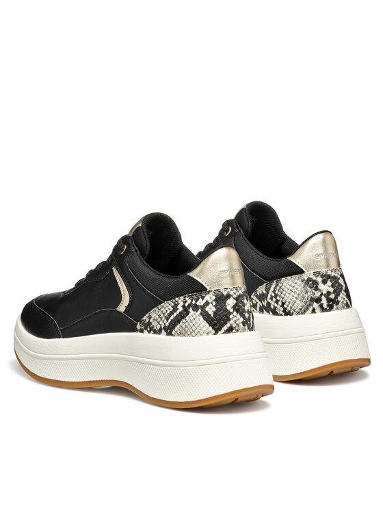 Geox Sneakers Geox D Spherica Ecub-3 D46WTB 0BCAR C0023 Nero