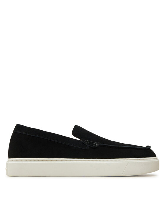 Calvin Klein Mokasíny Calvin Klein Moccasin Suede HM0HM01794 Čierna