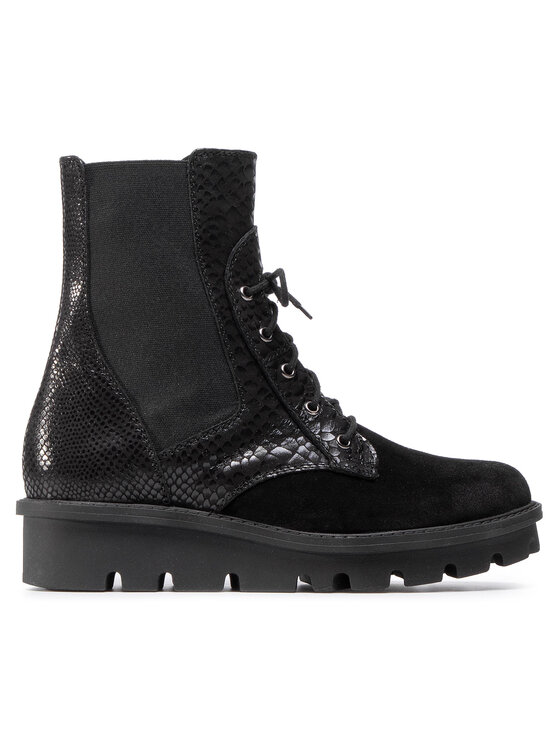 Sergio Bardi Kotníková obuv s elastickým prvkem Sergio Bardi SB-36-10-001016 Černá