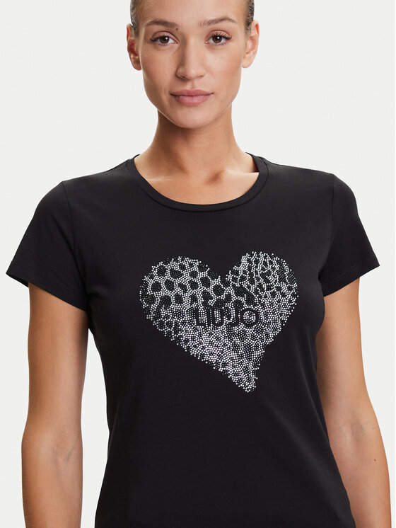 Liu Jo Liu Jo Camiseta UF5264 JS923 Negro Regular Fit